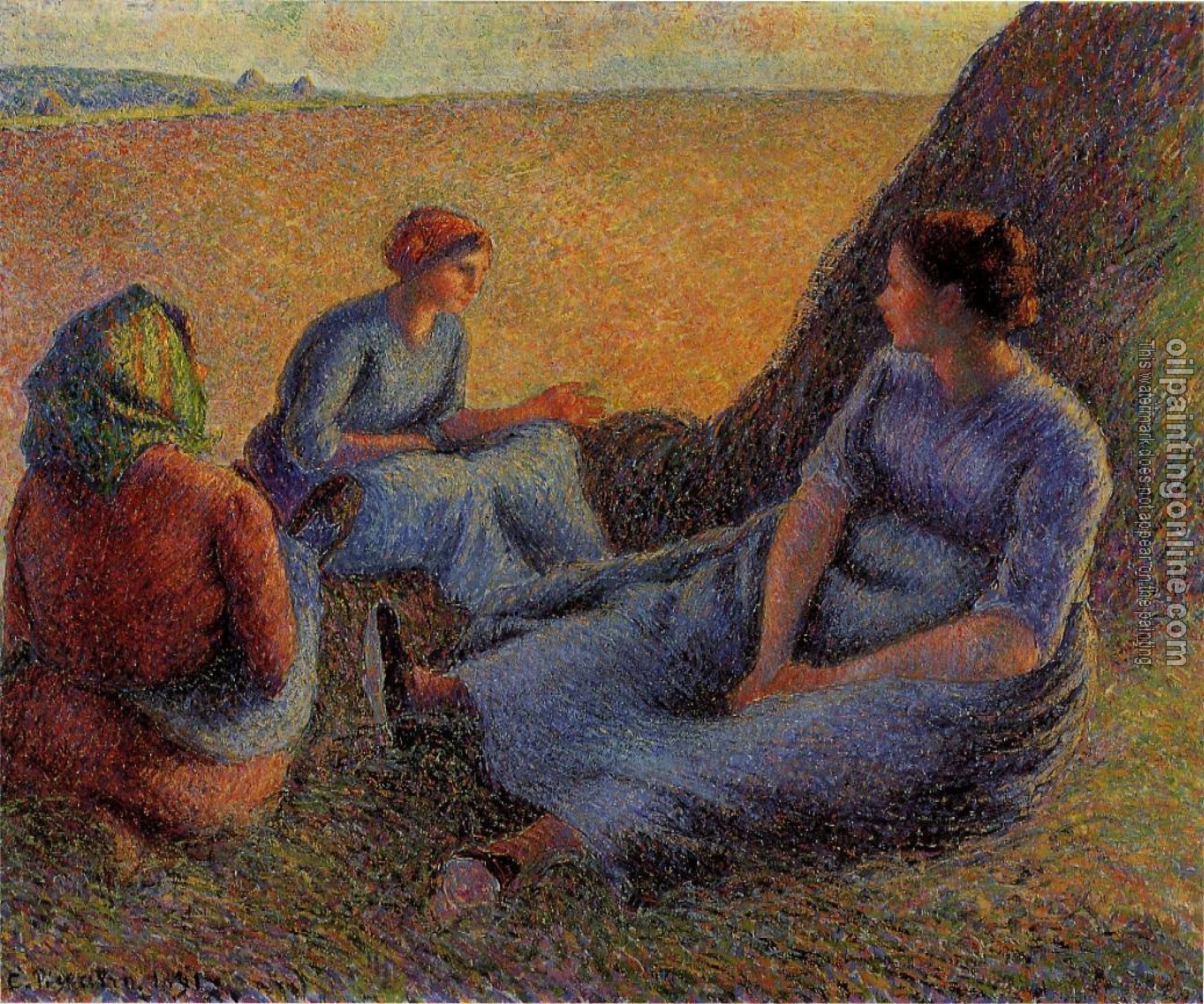 Pissarro, Camille - Haymakers at Rest